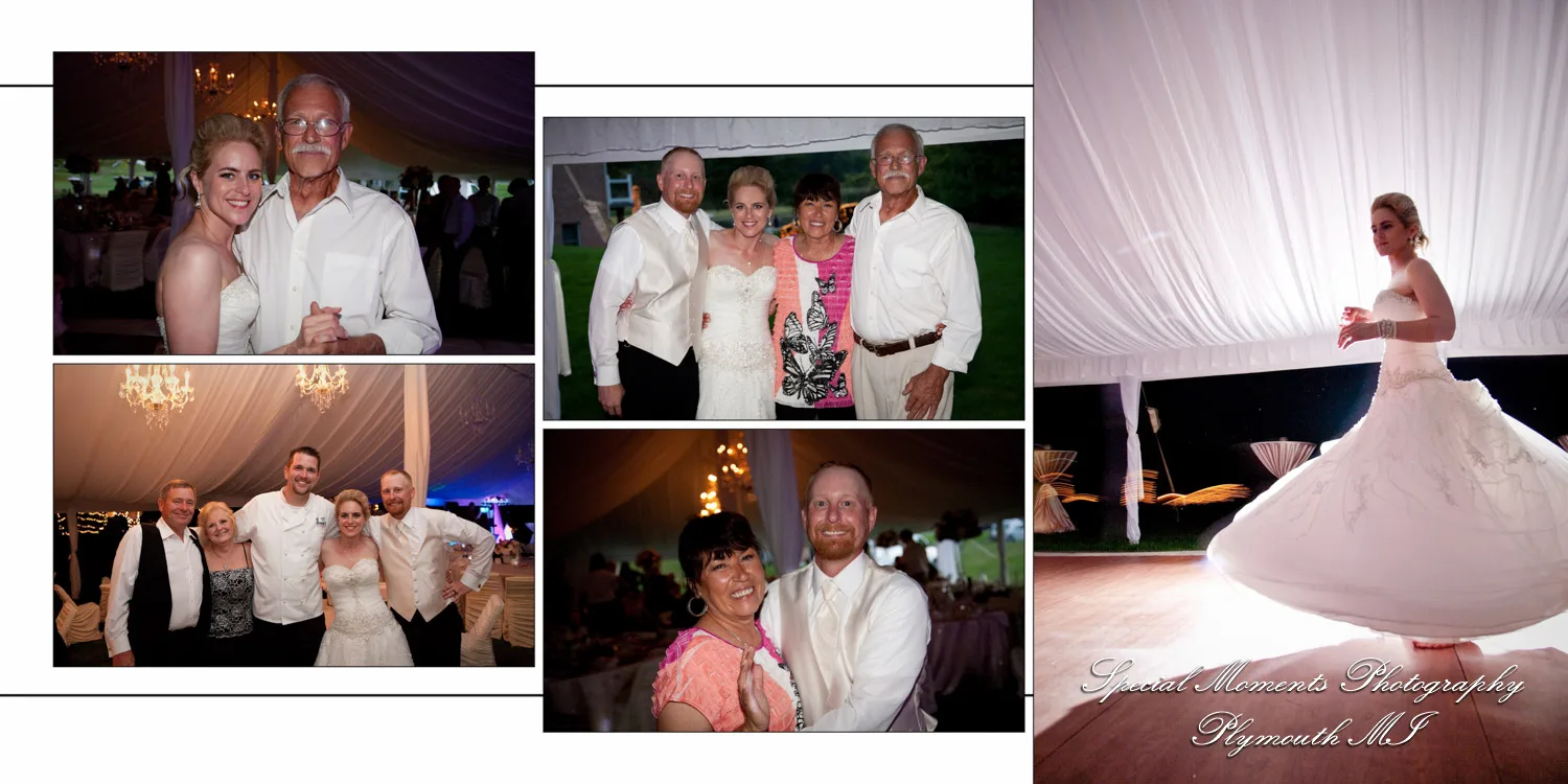 Home tent wedding Fine Art album photograph