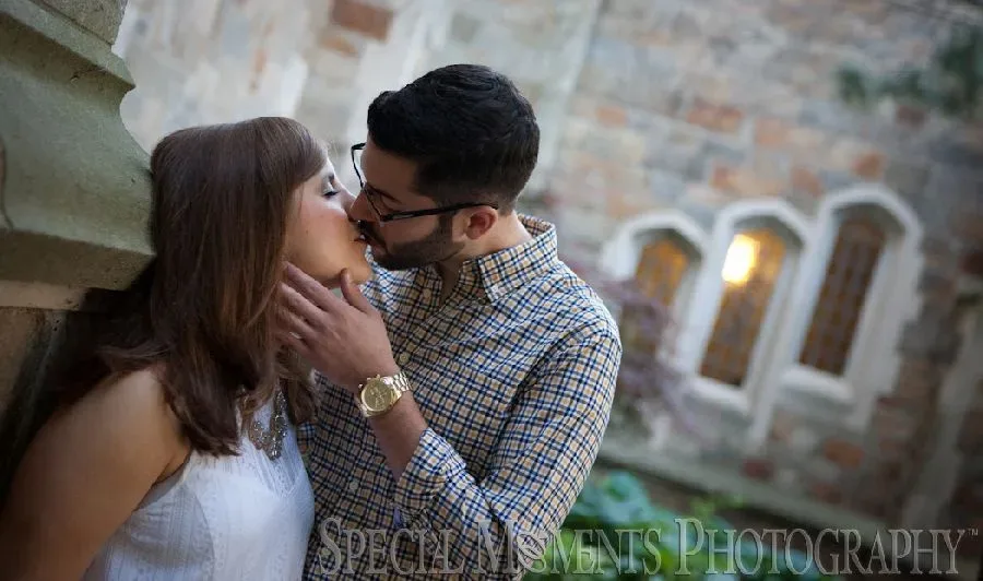 Law Quad Engagement Ann Arbor MI engagement photograph