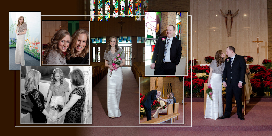 Coffee Table Design - Matthew & Jamie at Our Lady Queen of Martyrs Beverly Hills MI wedding album photography