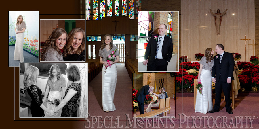 Our Lady Queen of Martyr Beverly Hills MI wedding photograph