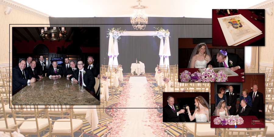 Coffee Table Design - Matthew & Jamie at Dearborn Inn Dearborn MI wedding album photography