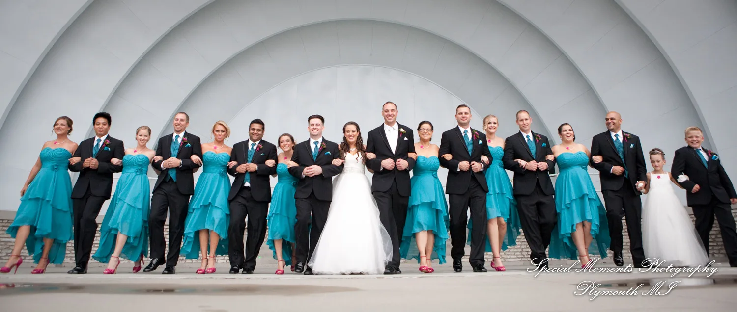 Toledo Zoo Toledo OH wedding photograph