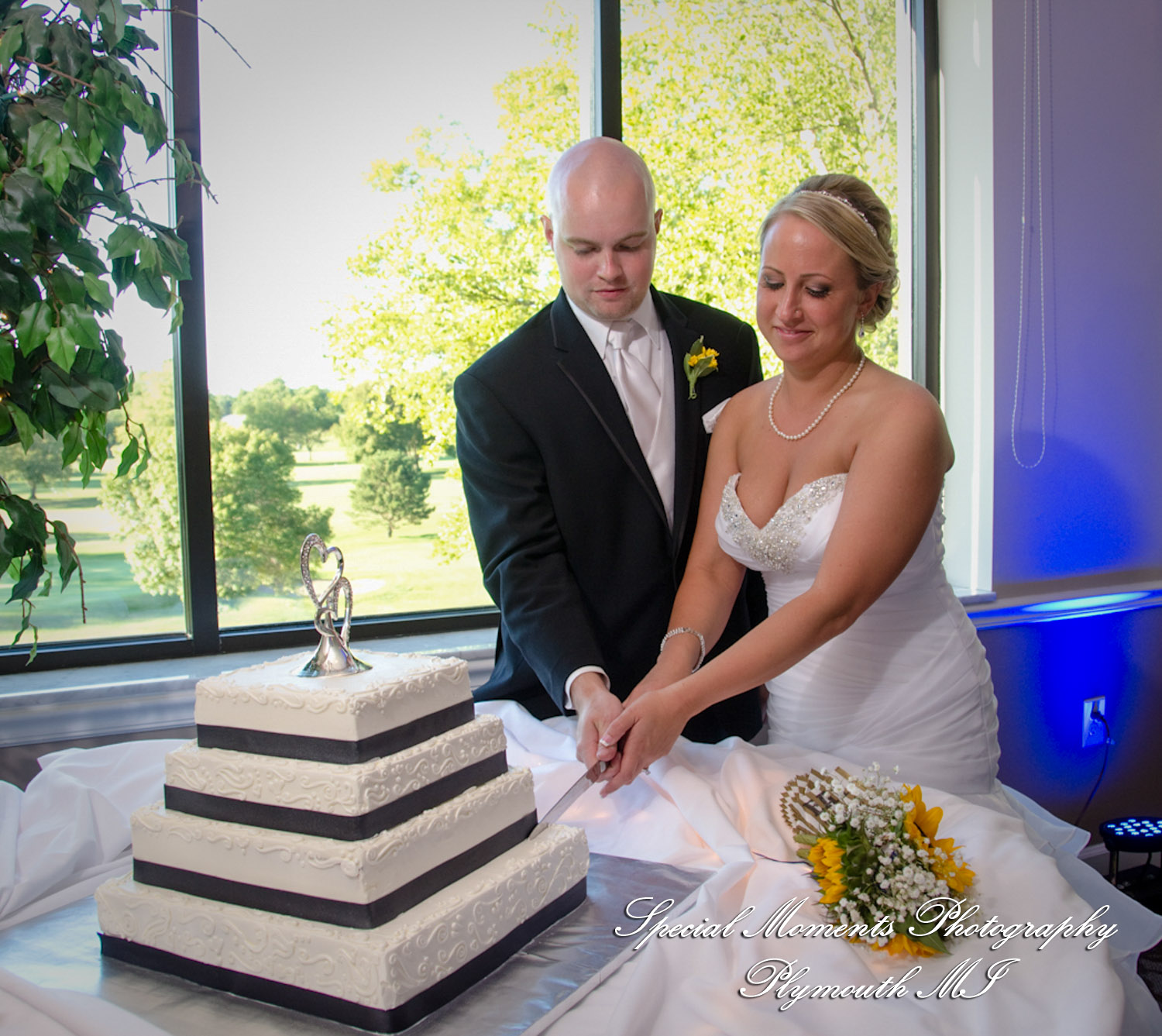 Rachael & Christopher at Warren Valley Golf Club Dearborn Heights MI wedding photography