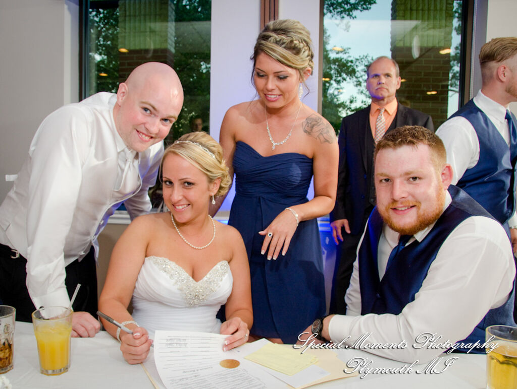 Rachael & Christopher at Warren Valley Golf Club Dearborn Heights MI wedding photography