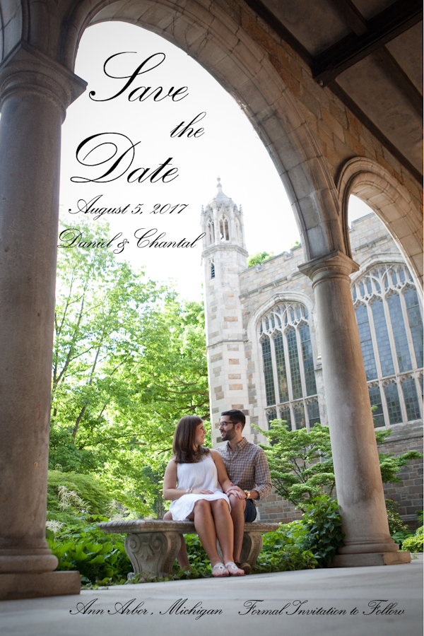 Save The Date wedding photograph