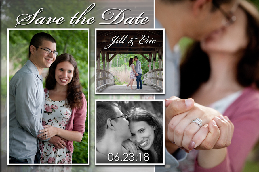 Save The Date wedding photograph