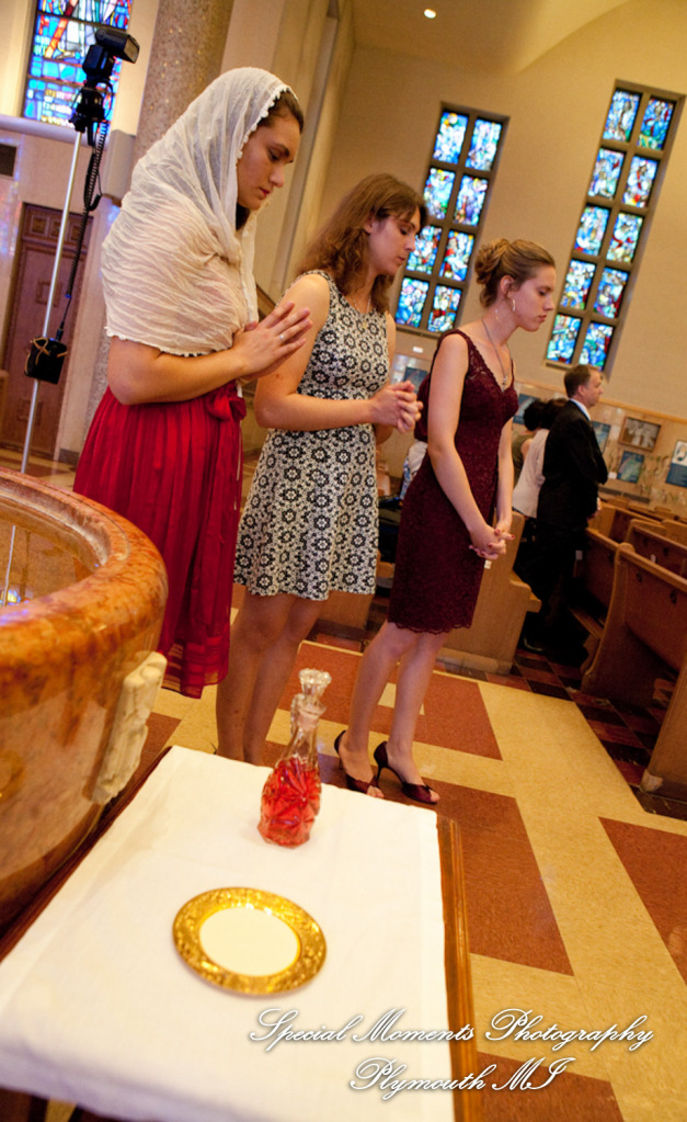 David & Cathy at St. Clare of Montefalco Grosse Pointe Park MI wedding photography