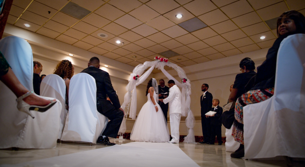 Breanna & Phillip Shelby Banquet Center Shelby Twp. MI wedding photograph