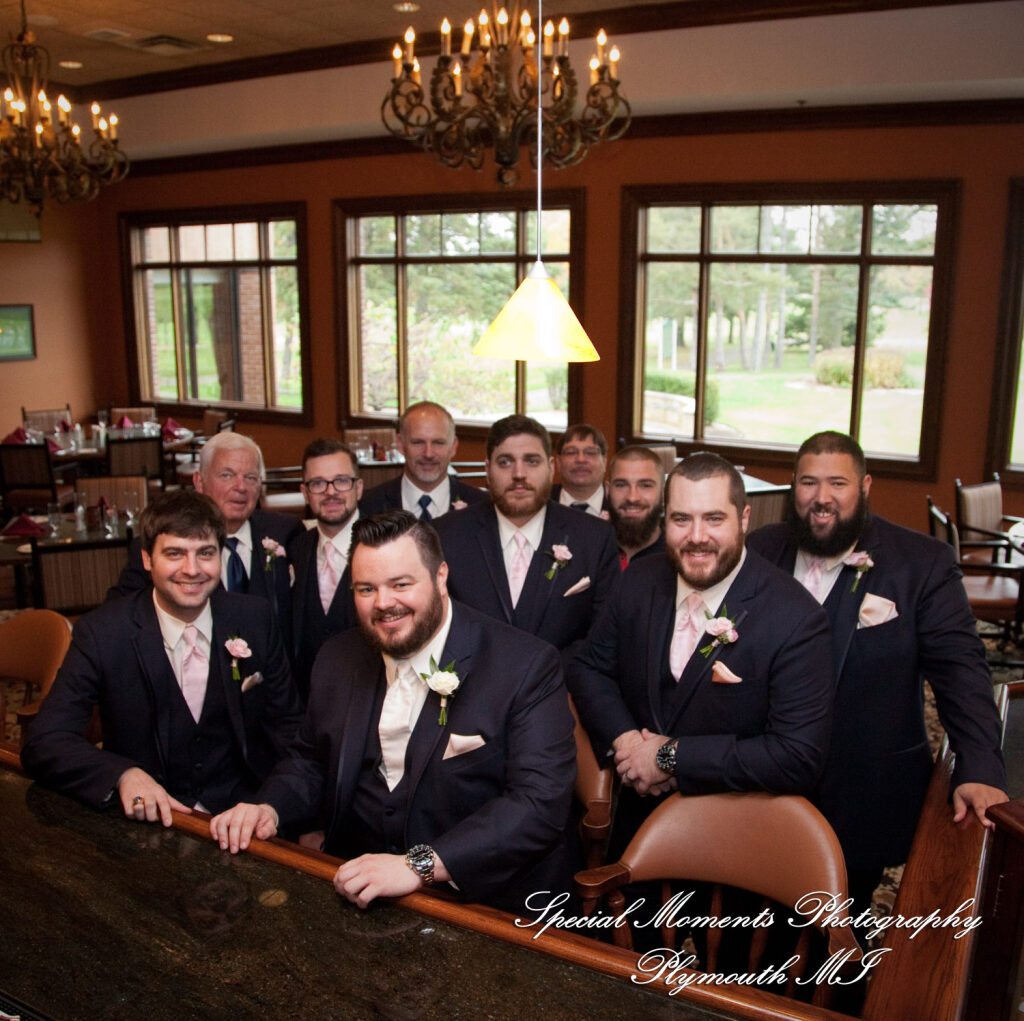 Marie & Steven at Warwick Hills Country Club Grand Blanc MI wedding photography