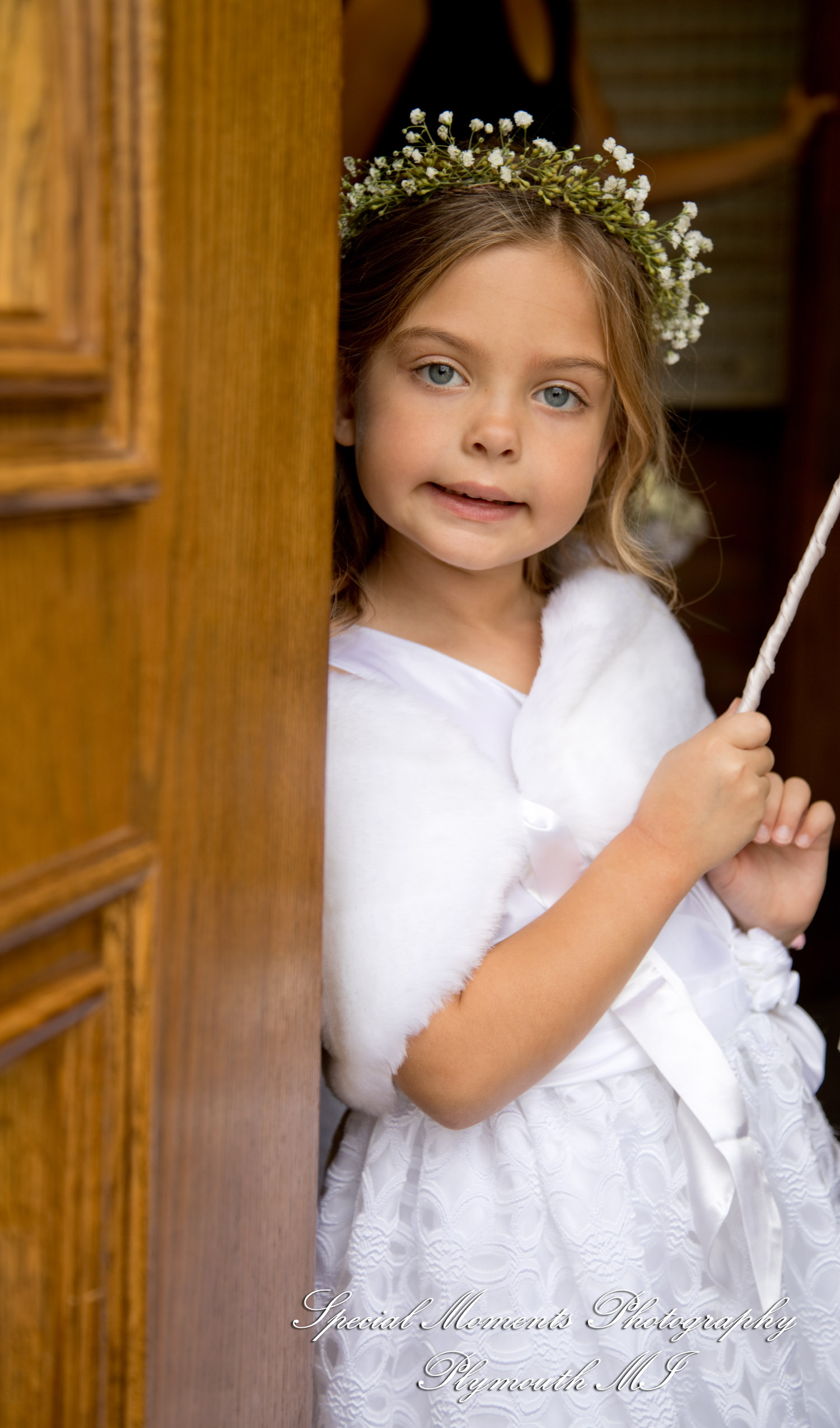 Marie & Steven at Holy Family Catholic Grand Blanc MI wedding photography
