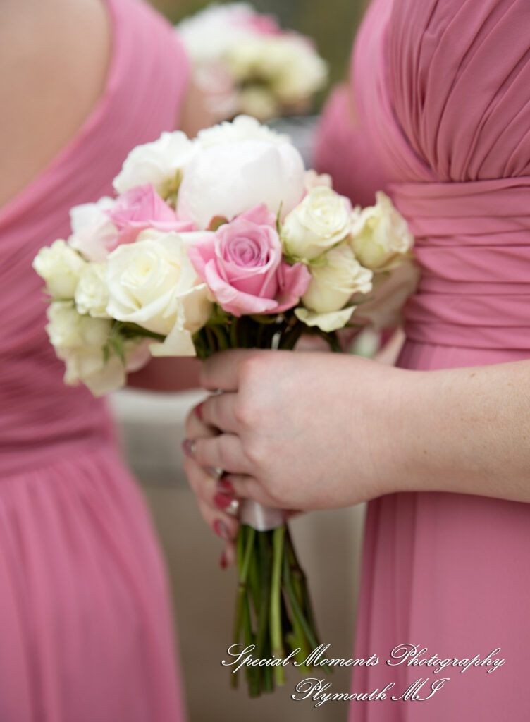 Marie & Steven at Holy Family Catholic Grand Blanc MI wedding photography