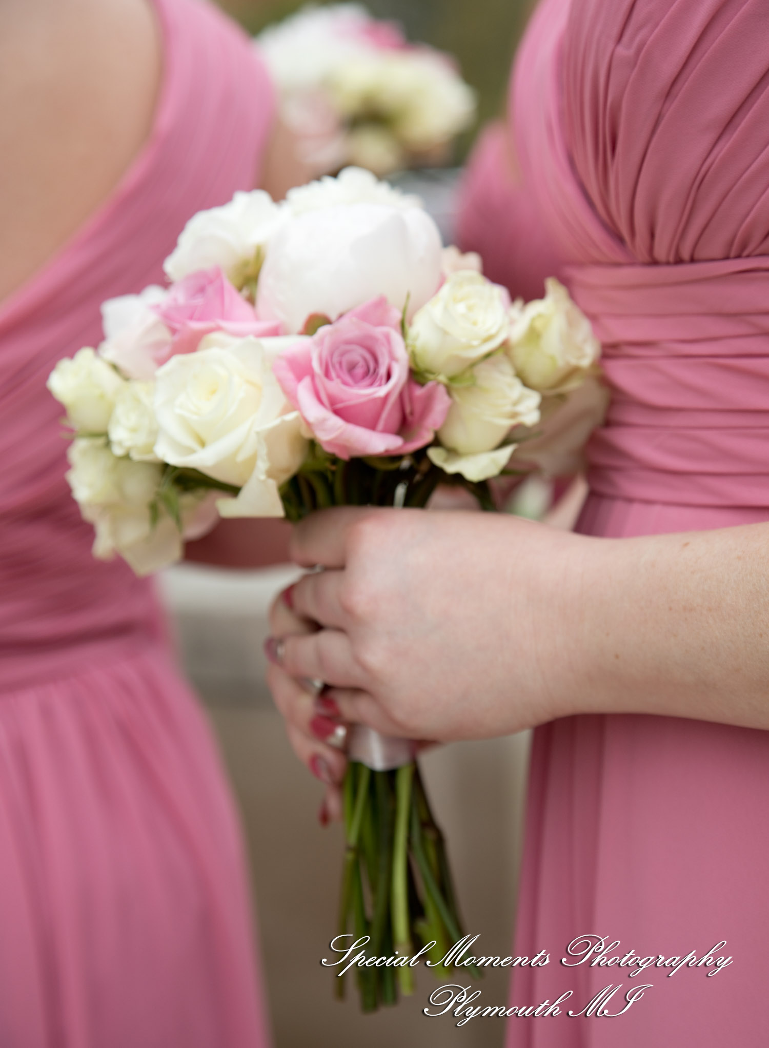 Marie & Steven at Holy Family Catholic Grand Blanc MI wedding photography