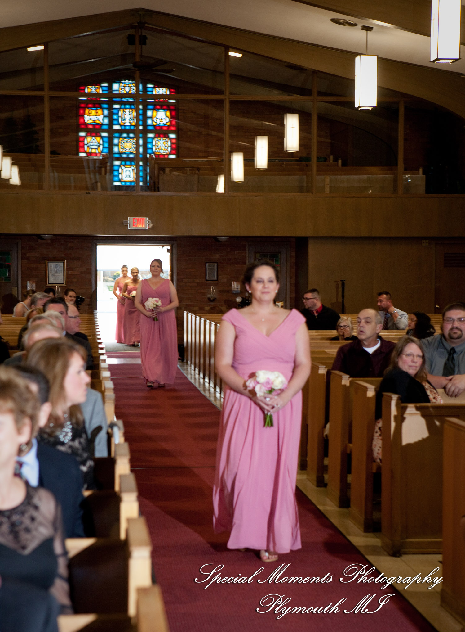 Marie & Steven at Holy Family Catholic Grand Blanc MI wedding photography
