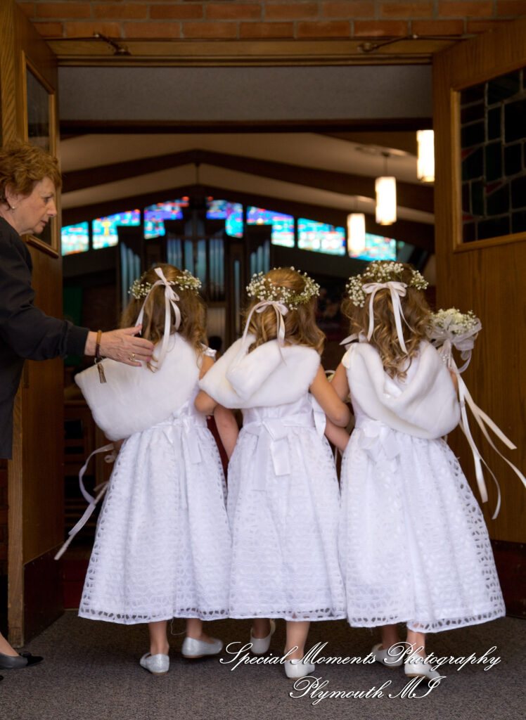 Marie & Steven at Holy Family Catholic Grand Blanc MI wedding photography