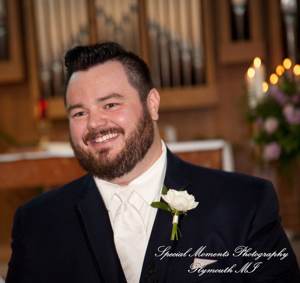 Marie & Steven at Holy Family Catholic Grand Blanc MI wedding photography