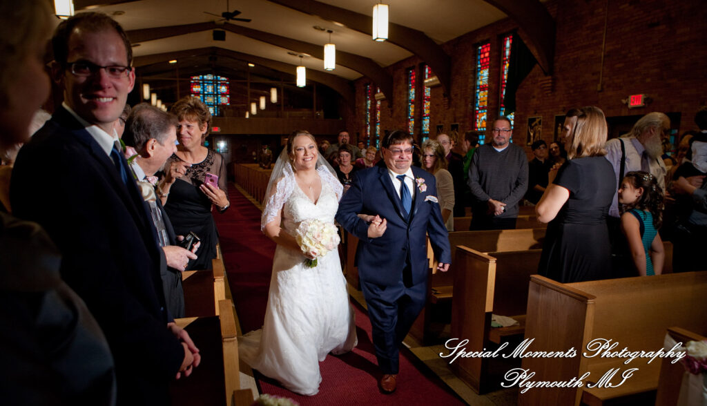 Marie & Steven at Holy Family Catholic Grand Blanc MI wedding photography