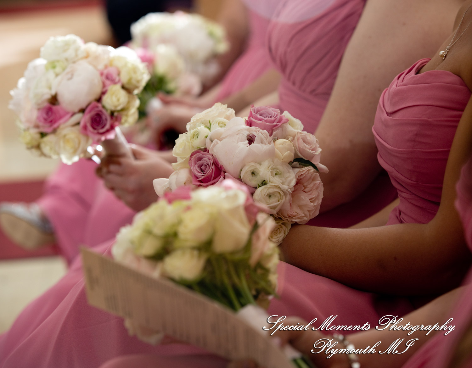 Marie & Steven at Holy Family Catholic Grand Blanc MI wedding photography