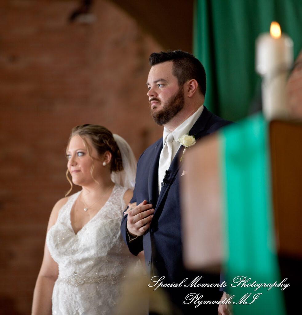 Marie & Steven at Holy Family Catholic Grand Blanc MI wedding photography