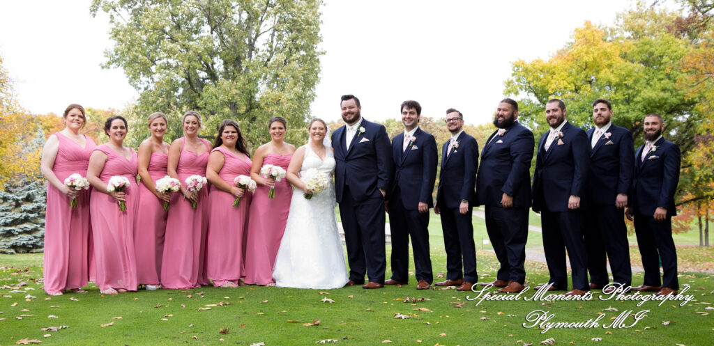 Marie & Steven at Warwick Hills Country Club Grand Blanc MI wedding photography