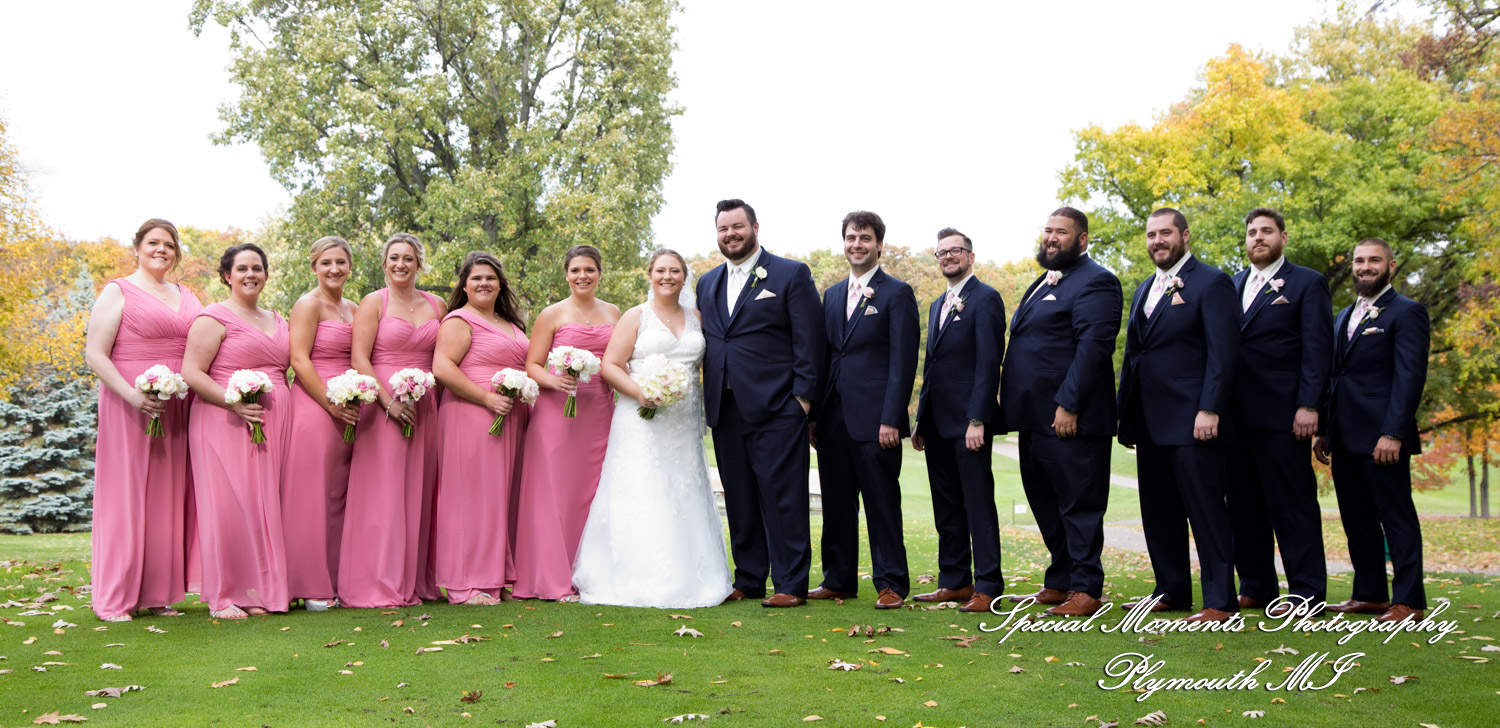 Marie & Steven at Warwick Hills Country Club Grand Blanc MI wedding photography