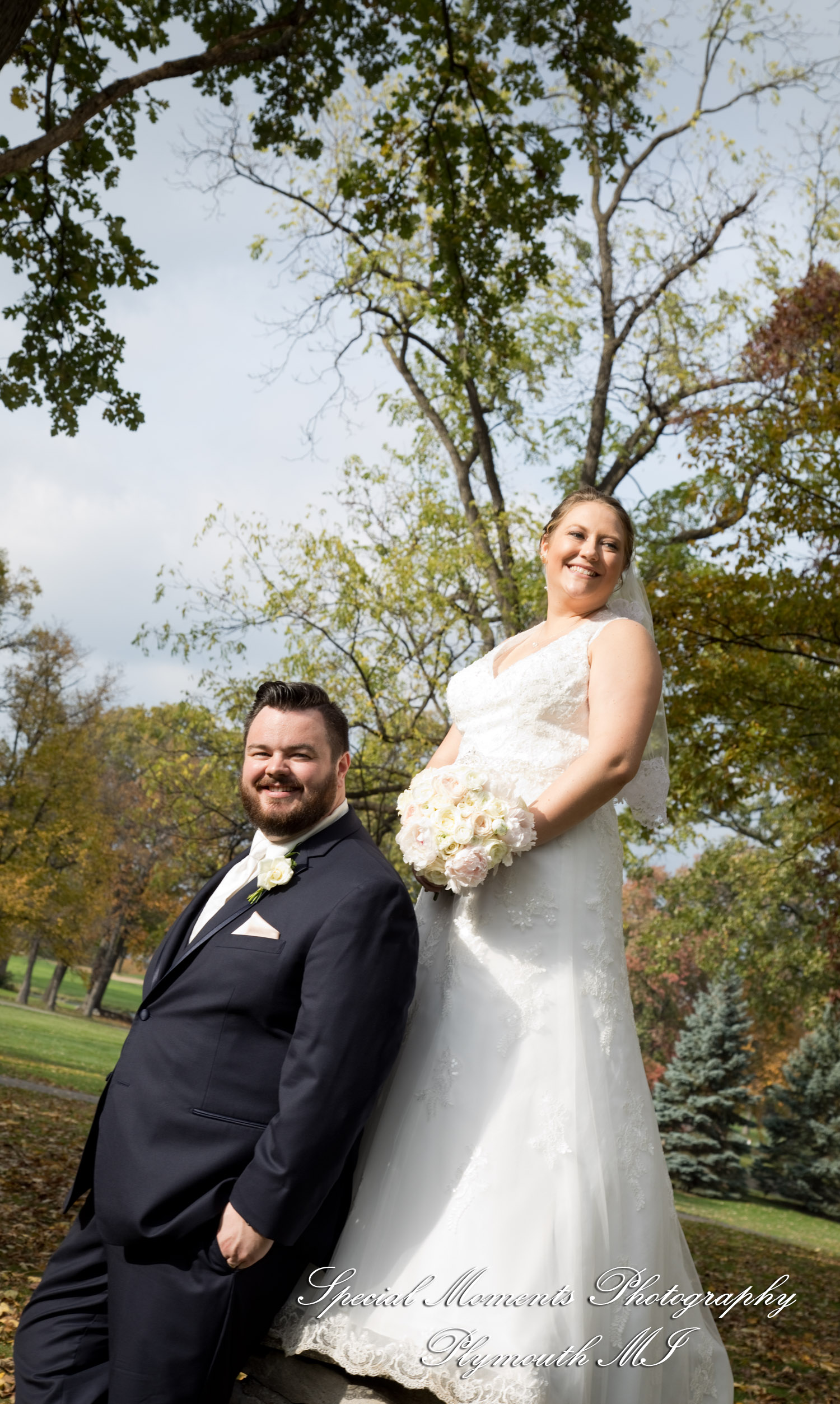 Marie & Steven at Warwick Hills Country Club Grand Blanc MI wedding photography