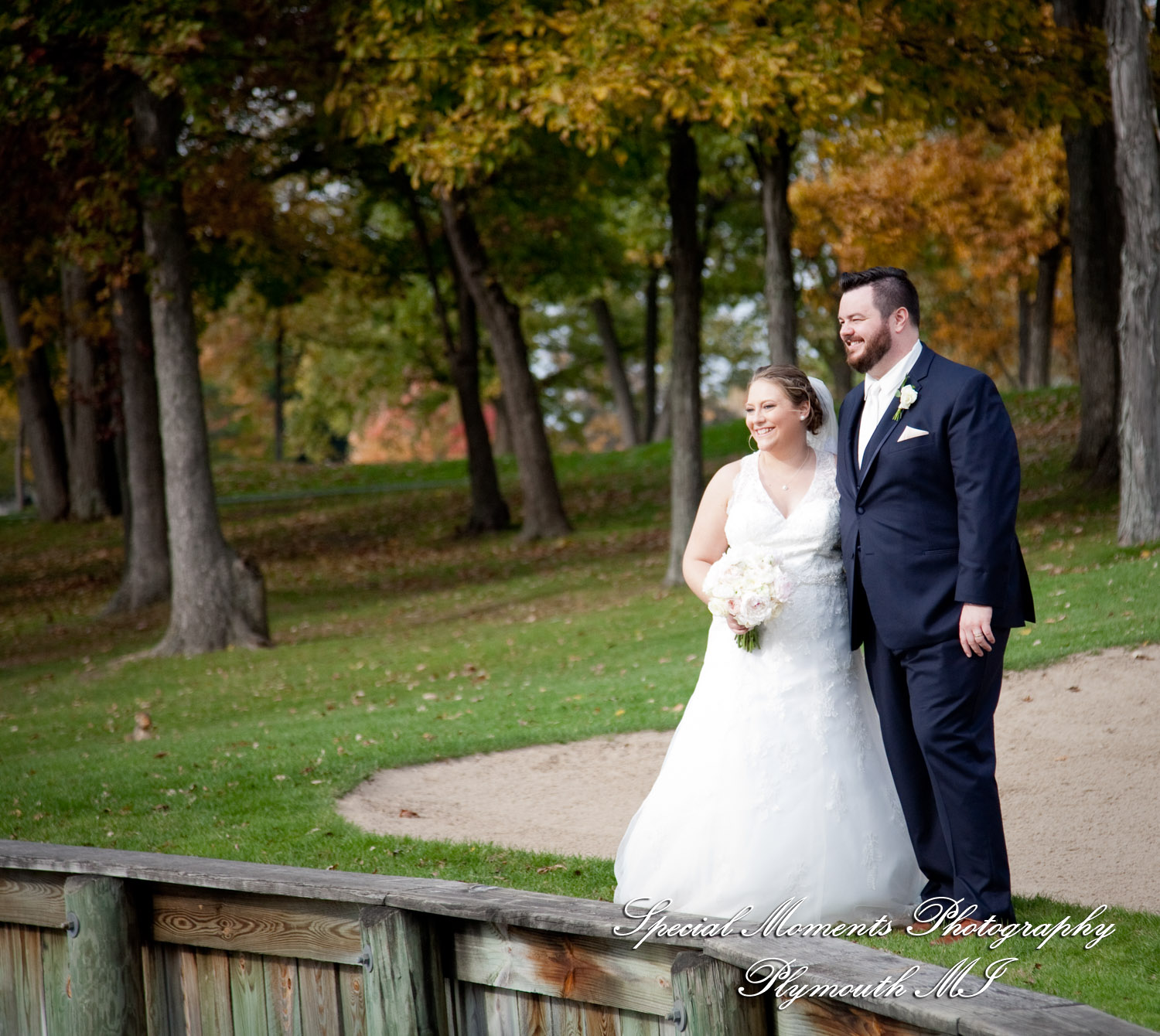 Marie & Steven at Warwick Hills Country Club Grand Blanc MI wedding photography