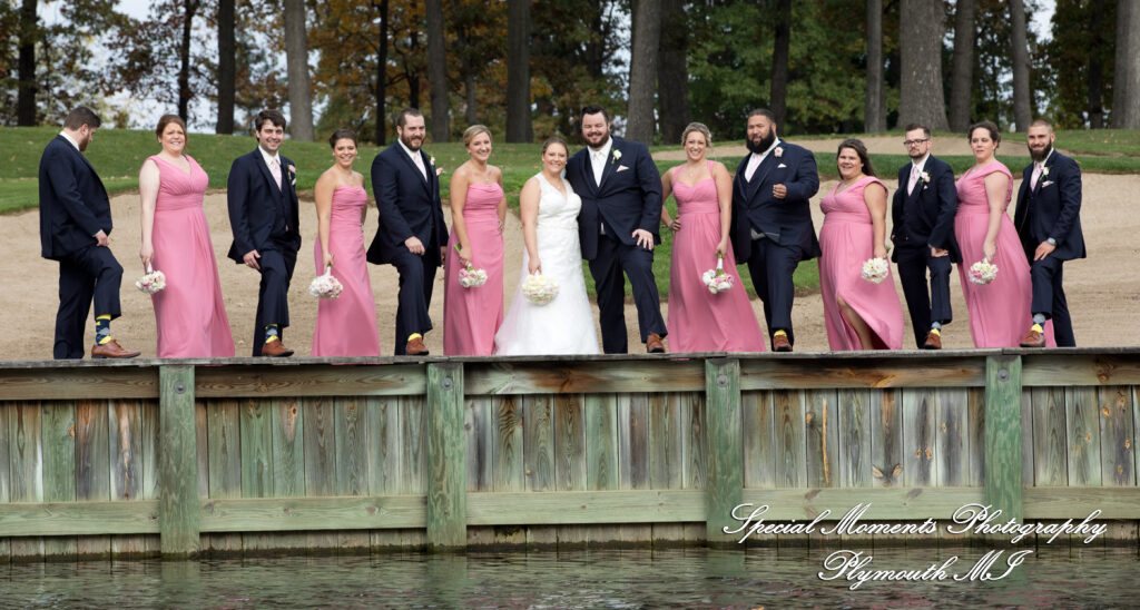 Marie & Steven at Warwick Hills Country Club Grand Blanc MI wedding photography