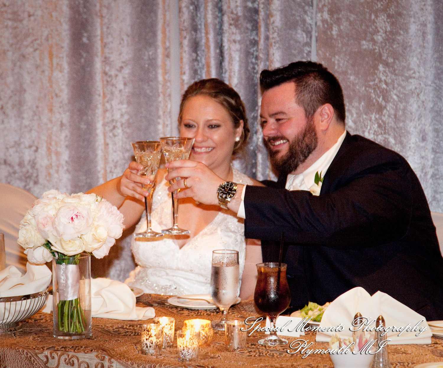 Marie & Steven at Warwick Hills Country Club Grand Blanc MI wedding photography