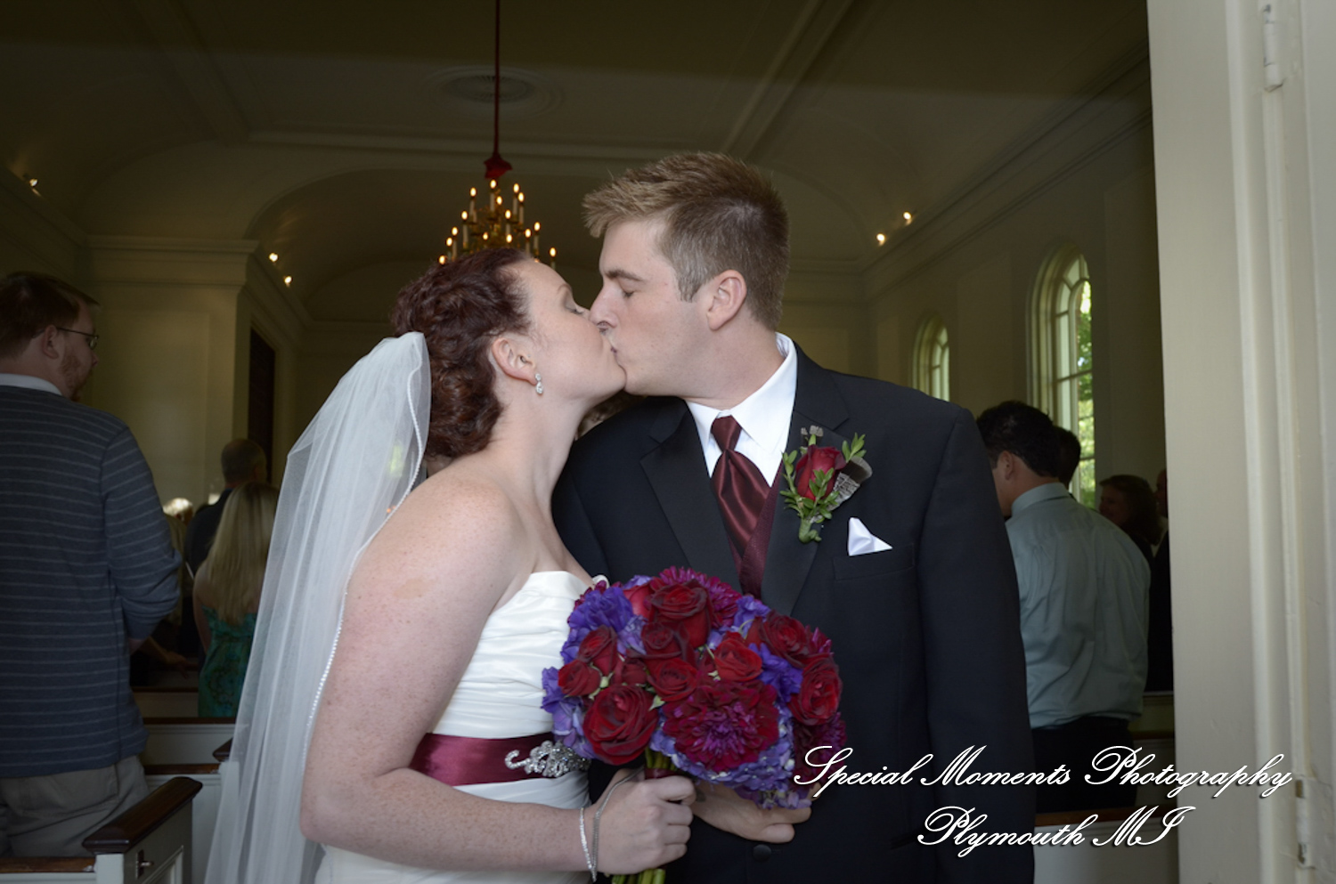 Holly & Christopher at Martha-Mary Chapel Greenfield Village Dearborn MI wedding photography