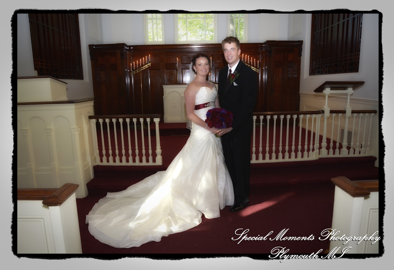 Holly & Christopher at Martha-Mary Chapel Greenfield Village Dearborn MI wedding photography