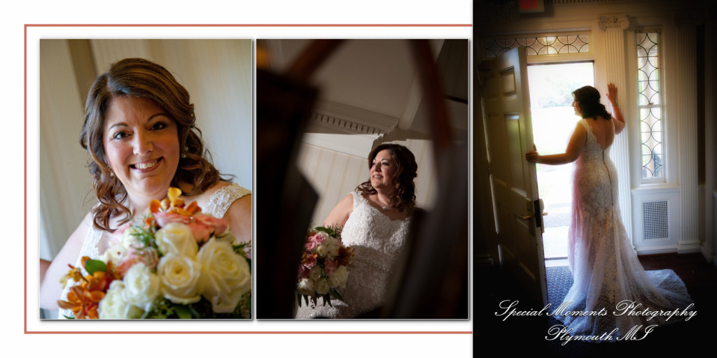 Fine Art Classic Design - Gerald & Paulette at Dearborn Inn MI wedding album photography