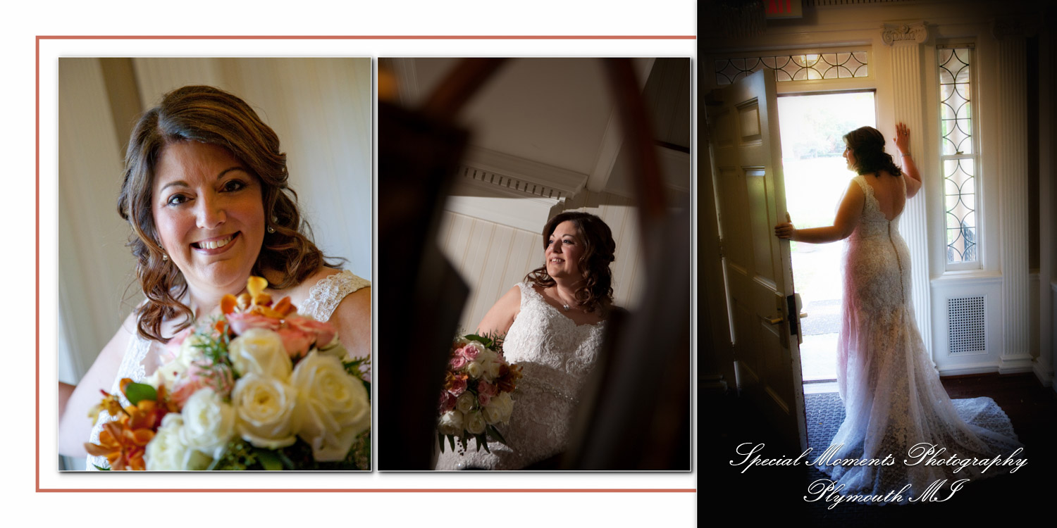 Fine Art Classic Design - Gerald & Paulette at Dearborn Inn MI wedding album photography