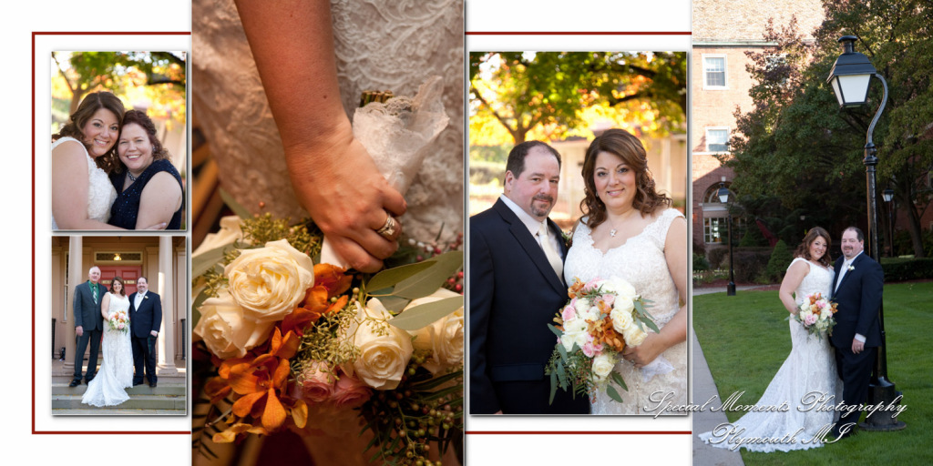 Fine Art Classic Design - Gerald & Paulette at Dearborn Inn MI wedding album photography