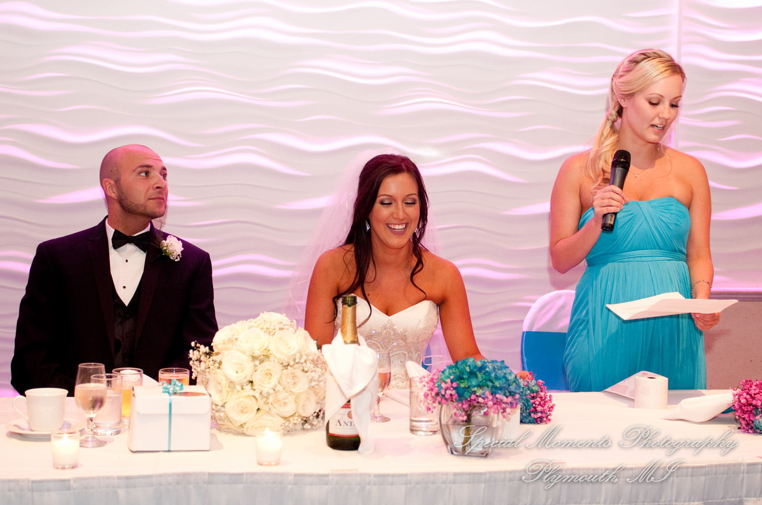 Arnaldo's Banquet Center Riverview MI wedding photograph