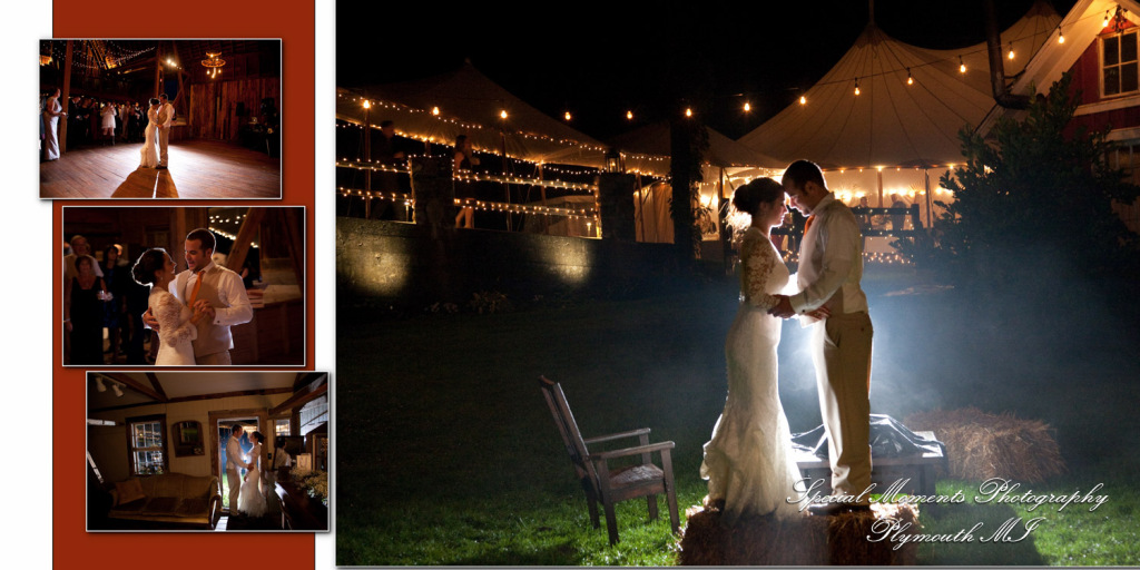 5 Star - Fine Art Classic Design - Christina & Michael Frutig Farms Wedding Ann Arbor MI wedding album photography