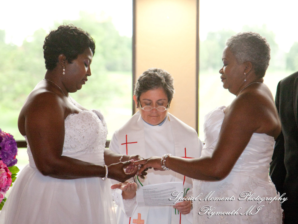 Robyn & Collette at Paint Creek Country Club Lake Orion MI LGBTQ wedding photography