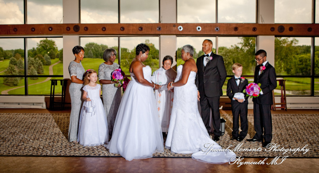 Robyn & Collette at Paint Creek Country Club Lake Orion MI LGBTQ wedding photography