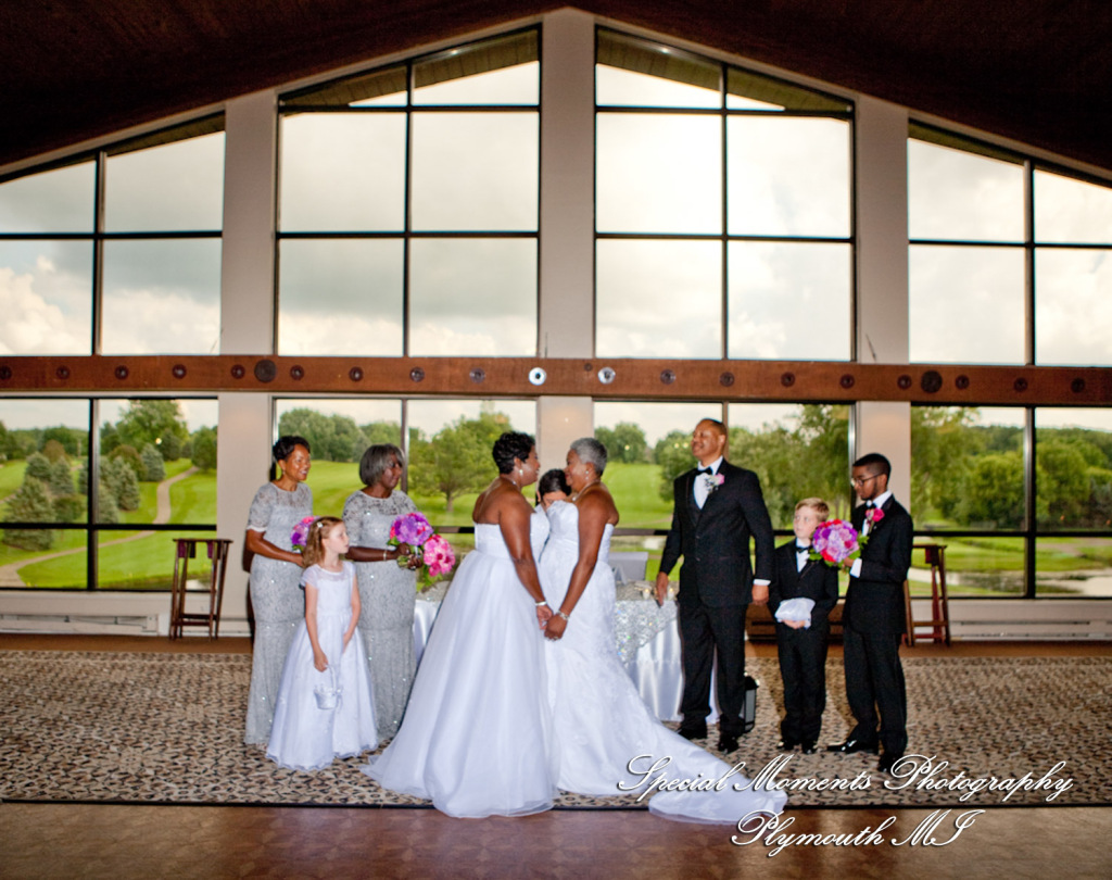 Robyn & Collette at Paint Creek Country Club Lake Orion MI LGBTQ wedding photography