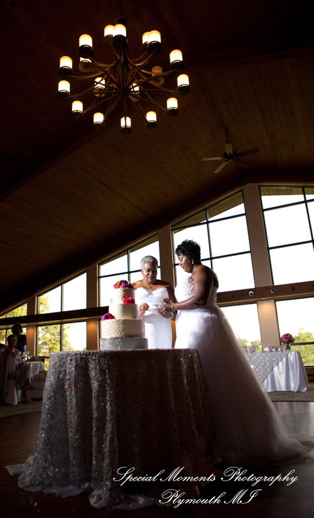 Robyn & Collette at Paint Creek Country Club Lake Orion MI LGBTQ wedding photography