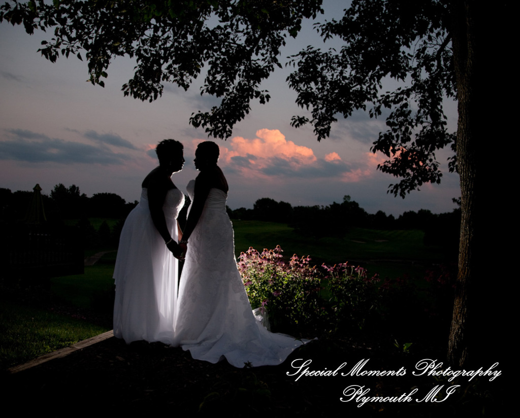 Robyn & Collette at Paint Creek Country Club Lake Orion MI LGBTQ wedding photography