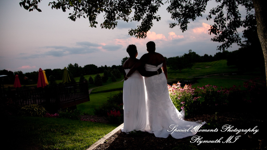 Robyn & Collette at Paint Creek Country Club Lake Orion MI LGBTQ wedding photography