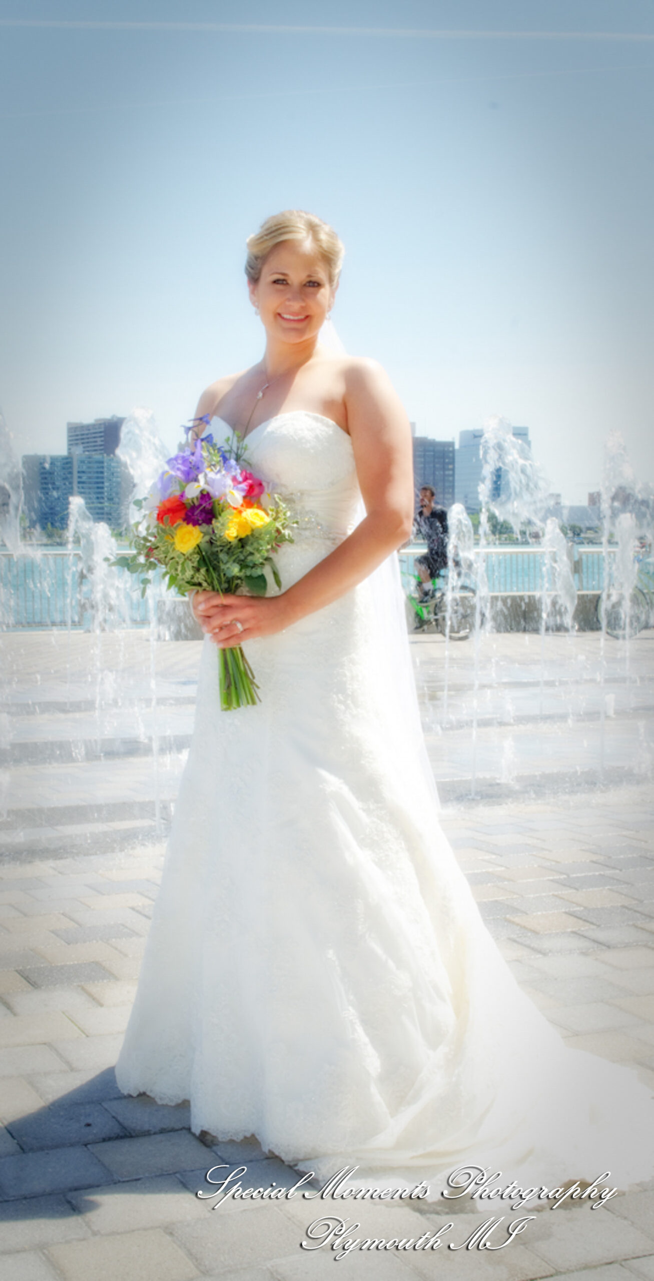 Kimberly & Joseph at Roostertail Detroit MI wedding photography