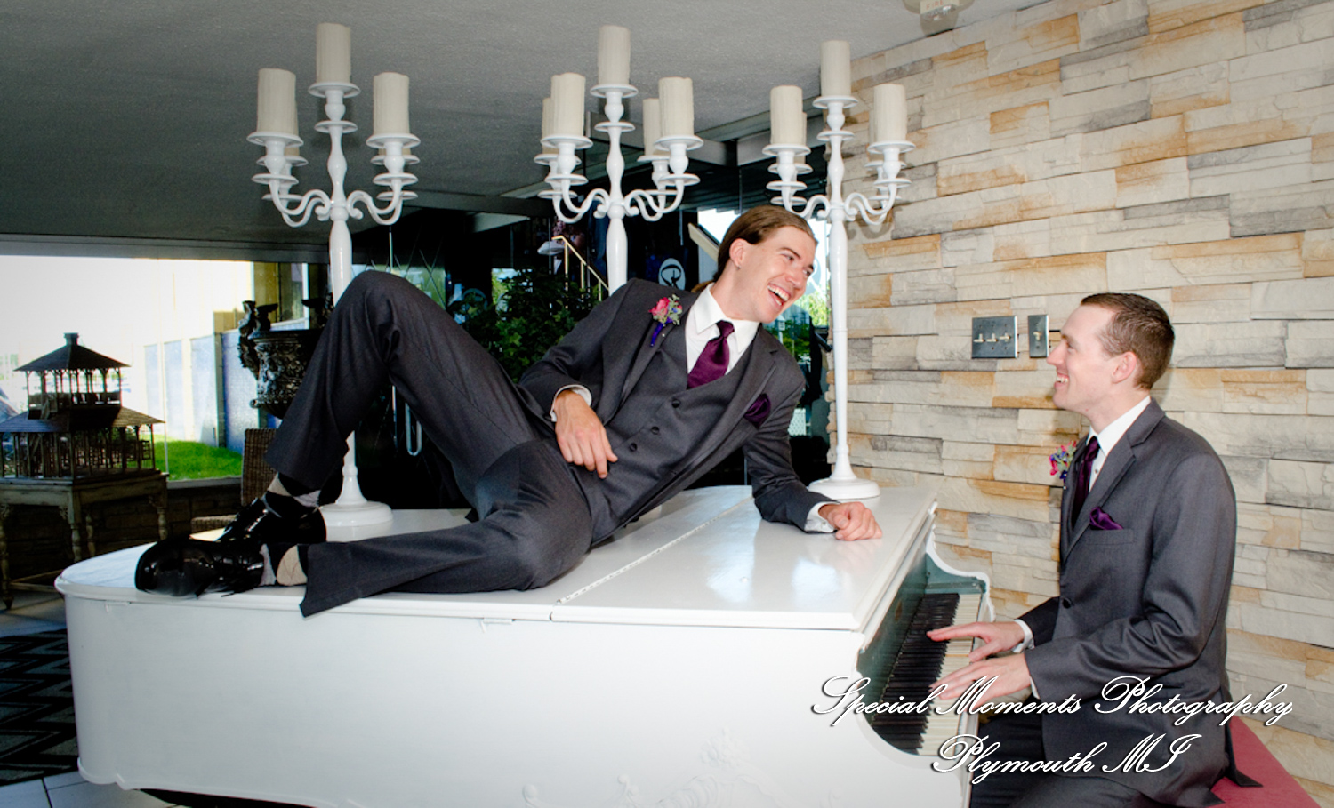 Kimberly & Joseph at Roostertail Detroit MI wedding photography