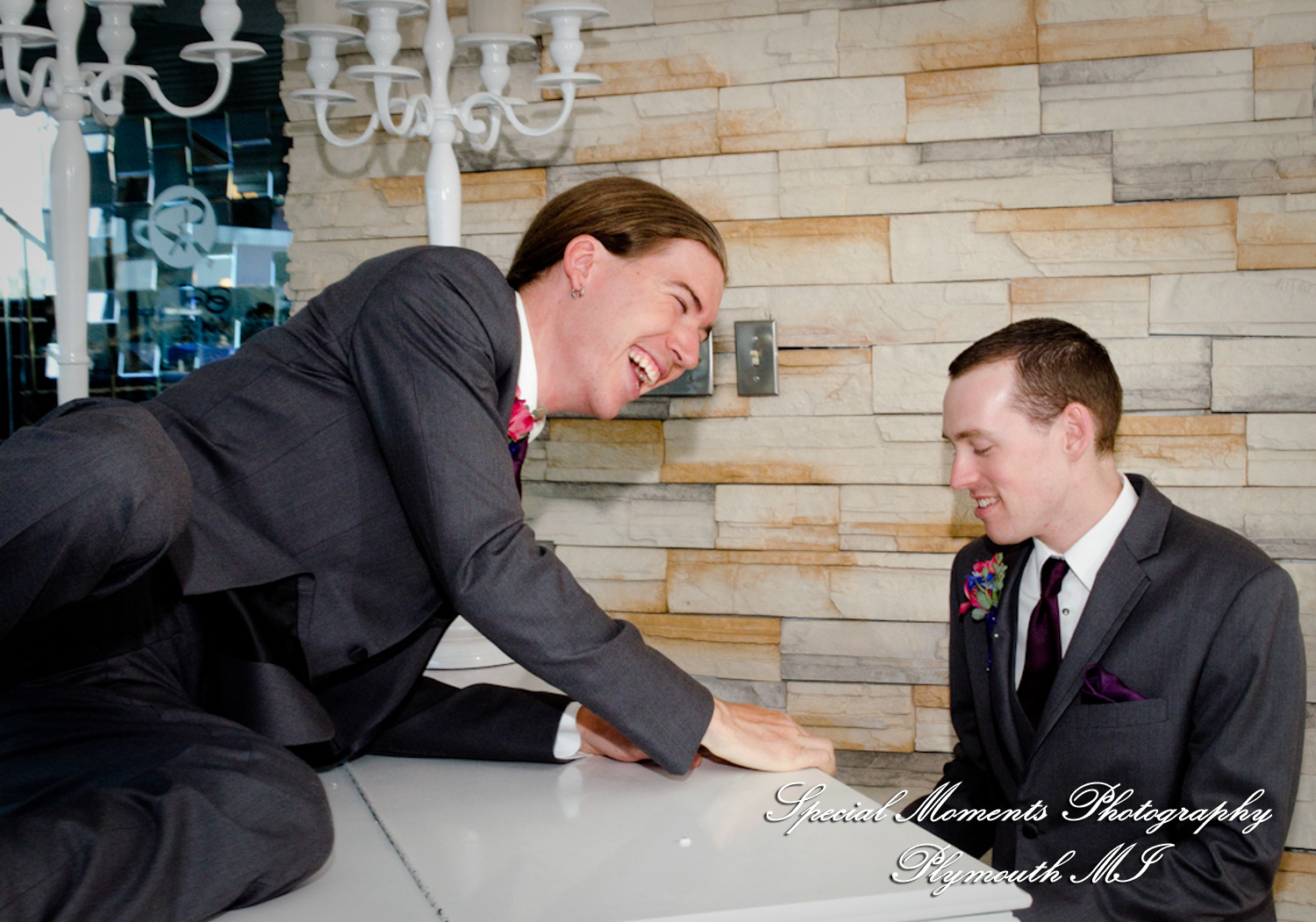 Kimberly & Joseph at Roostertail Detroit MI wedding photography