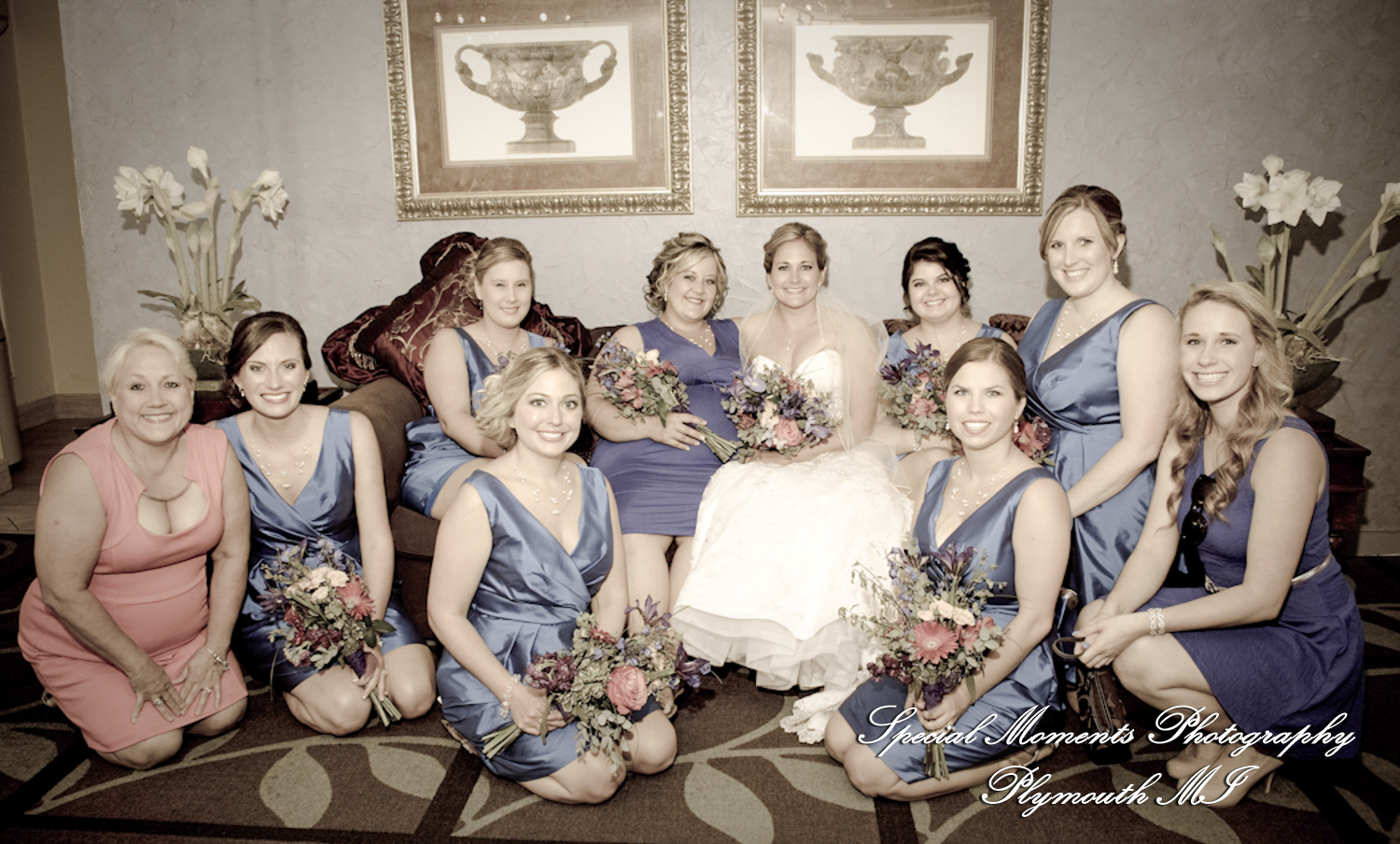 Kimberly & Joseph at Roostertail Detroit MI wedding photography