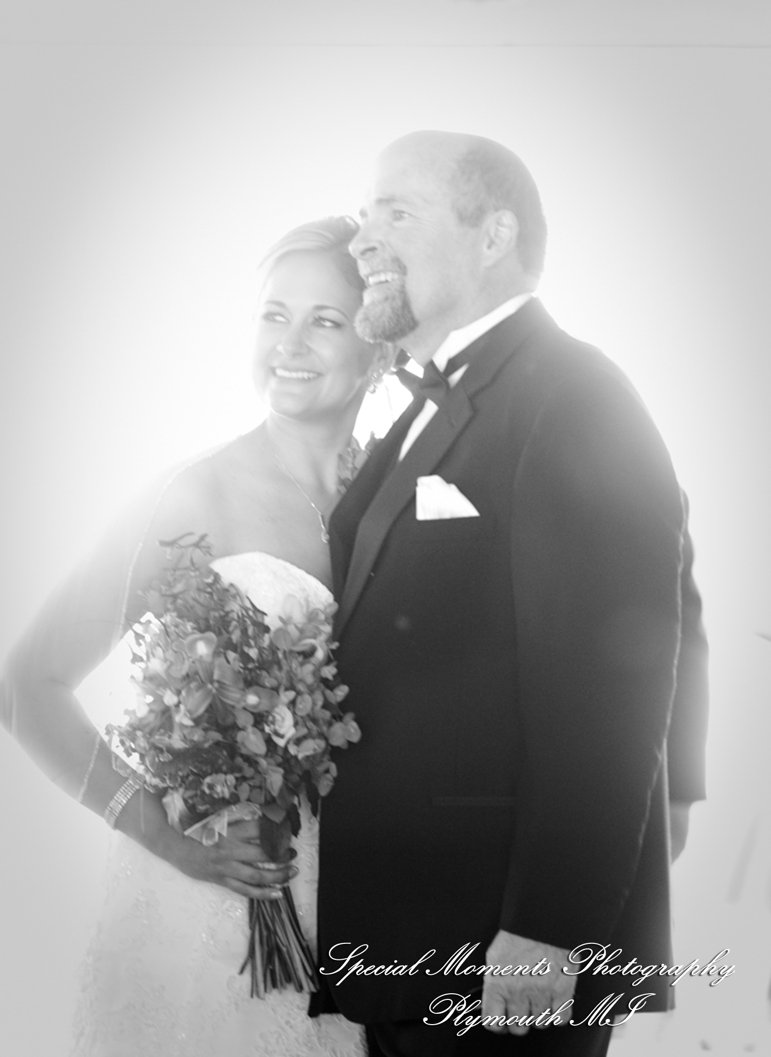 Kimberly & Joseph at Roostertail Detroit MI wedding photography
