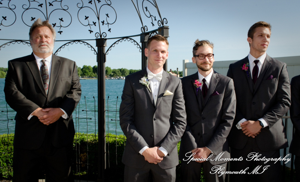 Kimberly & Joseph at Roostertail Detroit MI wedding photography