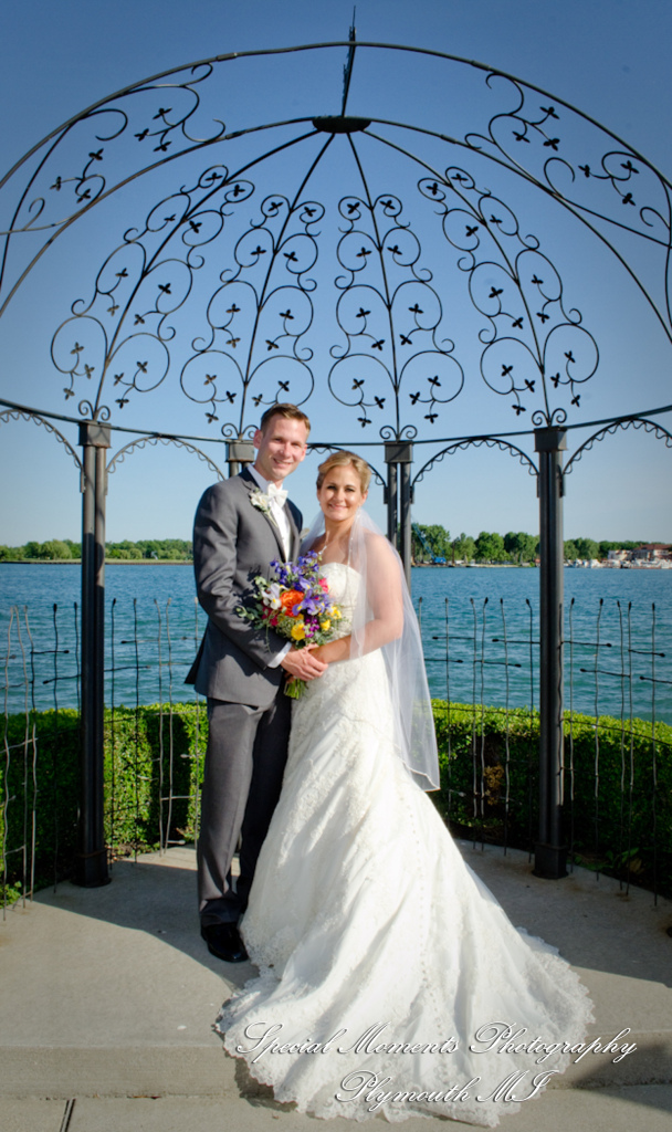 Kimberly & Joseph at Roostertail Detroit MI wedding photography