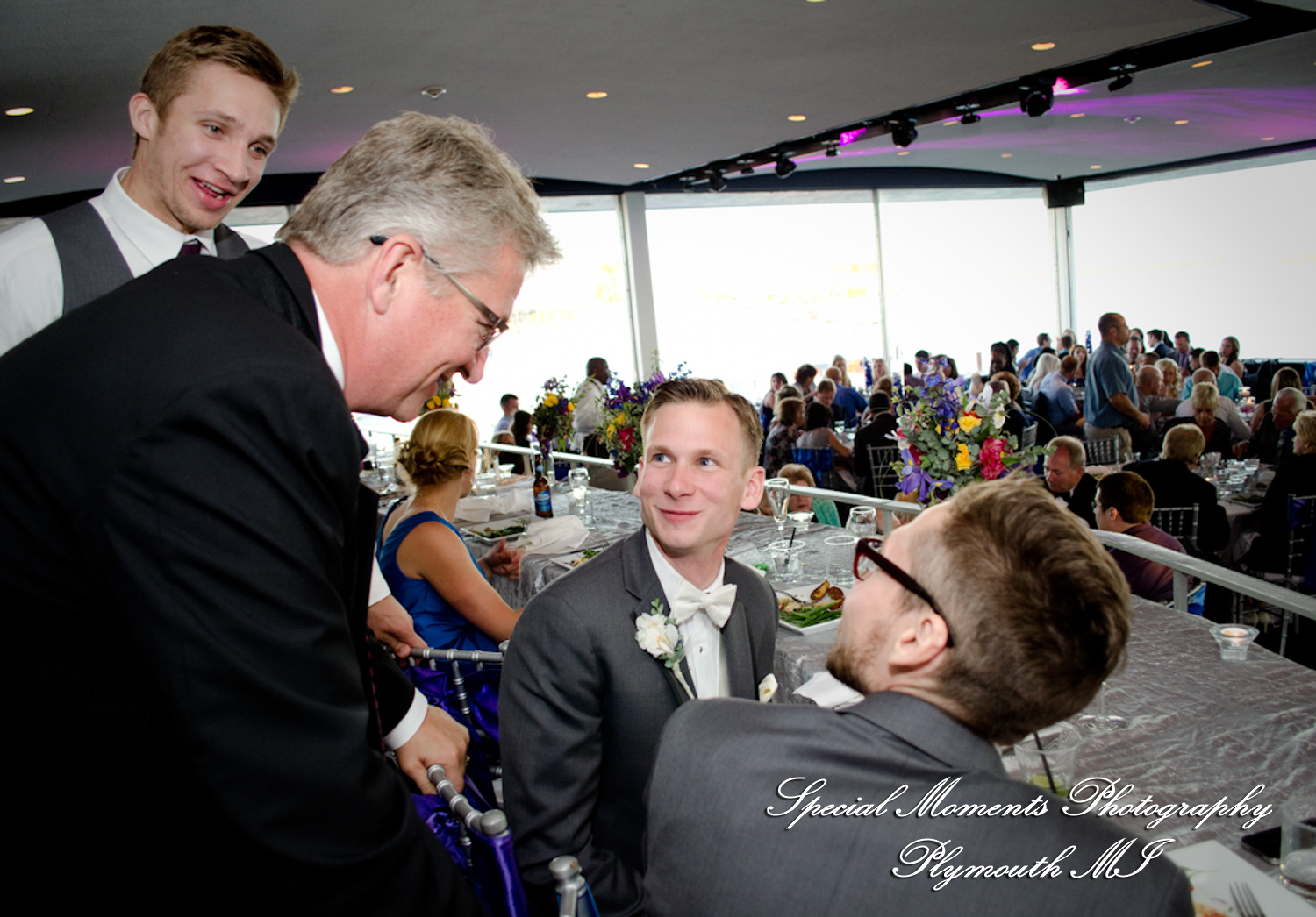 Kimberly & Joseph at Roostertail Detroit MI wedding photography
