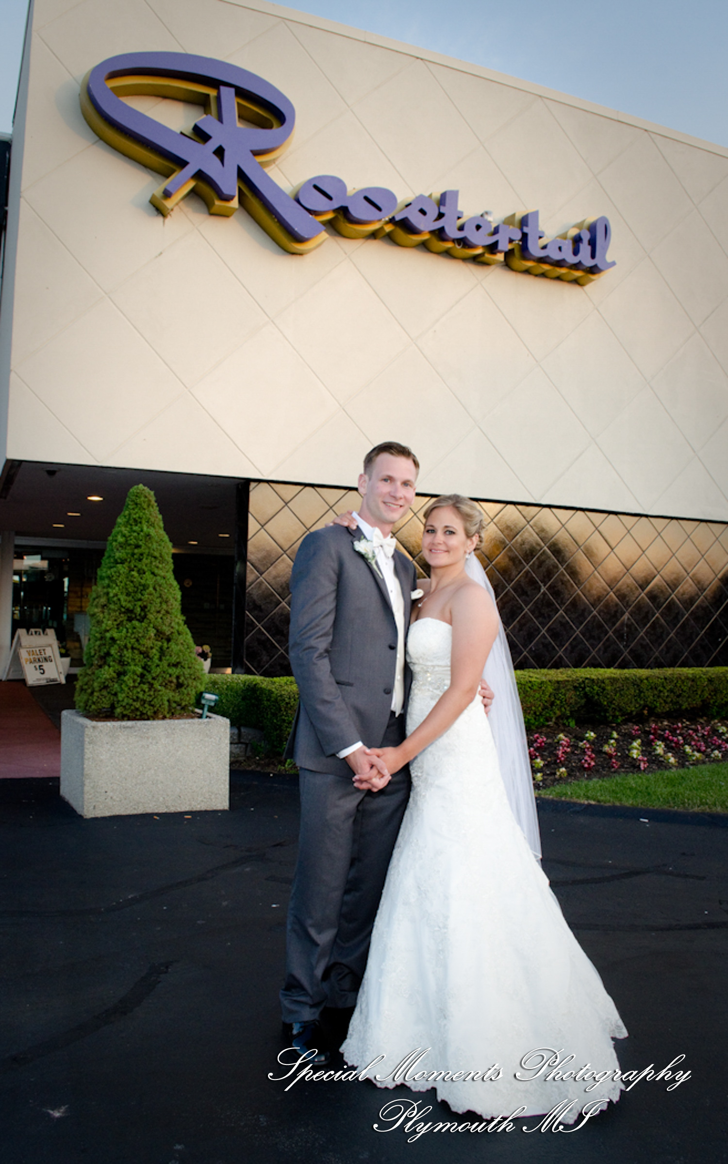 Kimberly & Joseph at Roostertail Detroit MI wedding photography